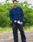 PLAIN LONG SLEEVED CHECK SHIRT