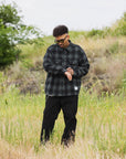 PLAIN LONG SLEEVED CHECK SHIRT