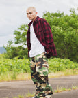 PLAIN LONG SLEEVED CHECK SHIRT