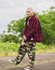 PLAIN LONG SLEEVED CHECK SHIRT