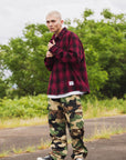 PLAIN LONG SLEEVED CHECK SHIRT
