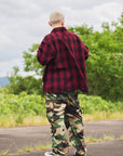 PLAIN LONG SLEEVED CHECK SHIRT