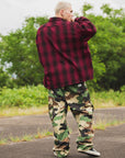 PLAIN LONG SLEEVED CHECK SHIRT