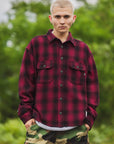 PLAIN LONG SLEEVED CHECK SHIRT