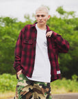 PLAIN LONG SLEEVED CHECK SHIRT