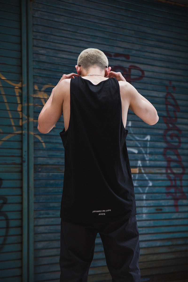 PLAIN EMBROIDERY TANK TOP