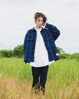 PLAIN LONG SLEEVED CHECK SHIRT