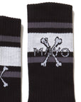 MAYO CROSS BONE SOX - BLACK