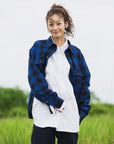PLAIN LONG SLEEVED CHECK SHIRT
