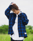 PLAIN LONG SLEEVED CHECK SHIRT