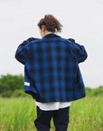 PLAIN LONG SLEEVED CHECK SHIRT