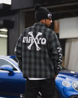 MAYO CROSS BORN EMBROIDERY LONG SLEEVED CHECK SHIRT