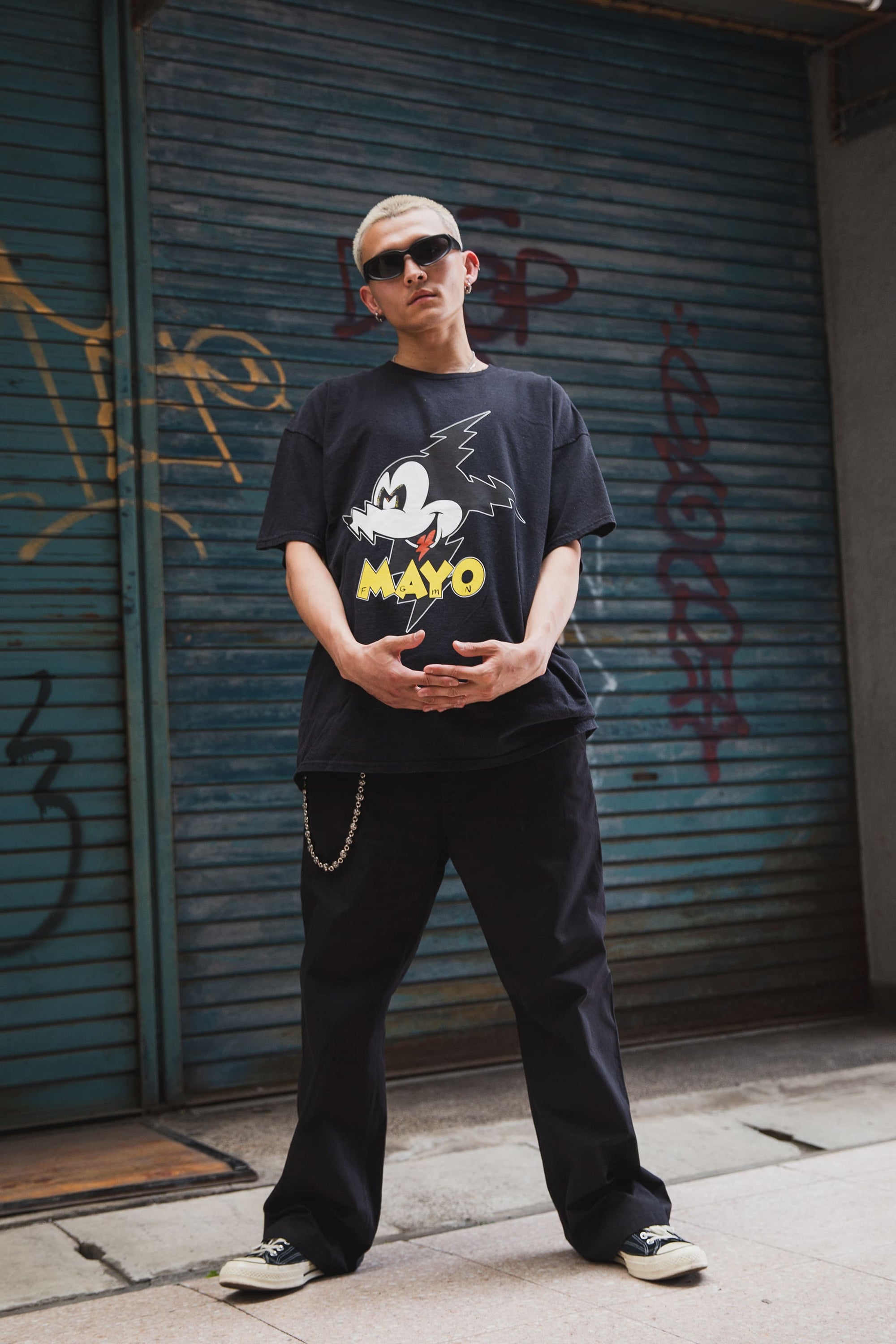 MAYO EMBROIDERY CHINO PANTS