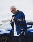 MAYO CROSS BORN EMBROIDERY LONG SLEEVED CHECK SHIRT