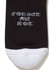 MAYO CROSS BONE SOX - BLACK