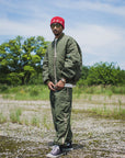 FGMN MAYO EMBROIDERY NYLON CARGO PANTS - OLIVE