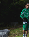 MAYO CROSS BONES Embroidery Hoodie - GREEN