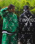 MAYO CROSS BONES Embroidery Hoodie - BLACK