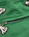 MAYO CROSS BONES Embroidery Sweat Shorts - GREEN