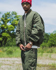 FGMN MAYO EMBROIDERY NYLON CARGO PANTS - OLIVE