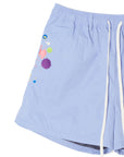 MAYO PAINT Embroidery Swim Shorts -  PURPLE