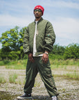 FGMN MAYO EMBROIDERY NYLON CARGO PANTS - OLIVE