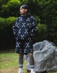 MAYO CROSS BONES Embroidery Hoodie - BLACK