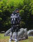 MAYO CROSS BONES Embroidery Hoodie - BLACK