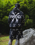 MAYO CROSS BONES Embroidery Hoodie - BLACK