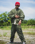 FGMN MAYO EMBROIDERY NYLON CARGO PANTS - OLIVE