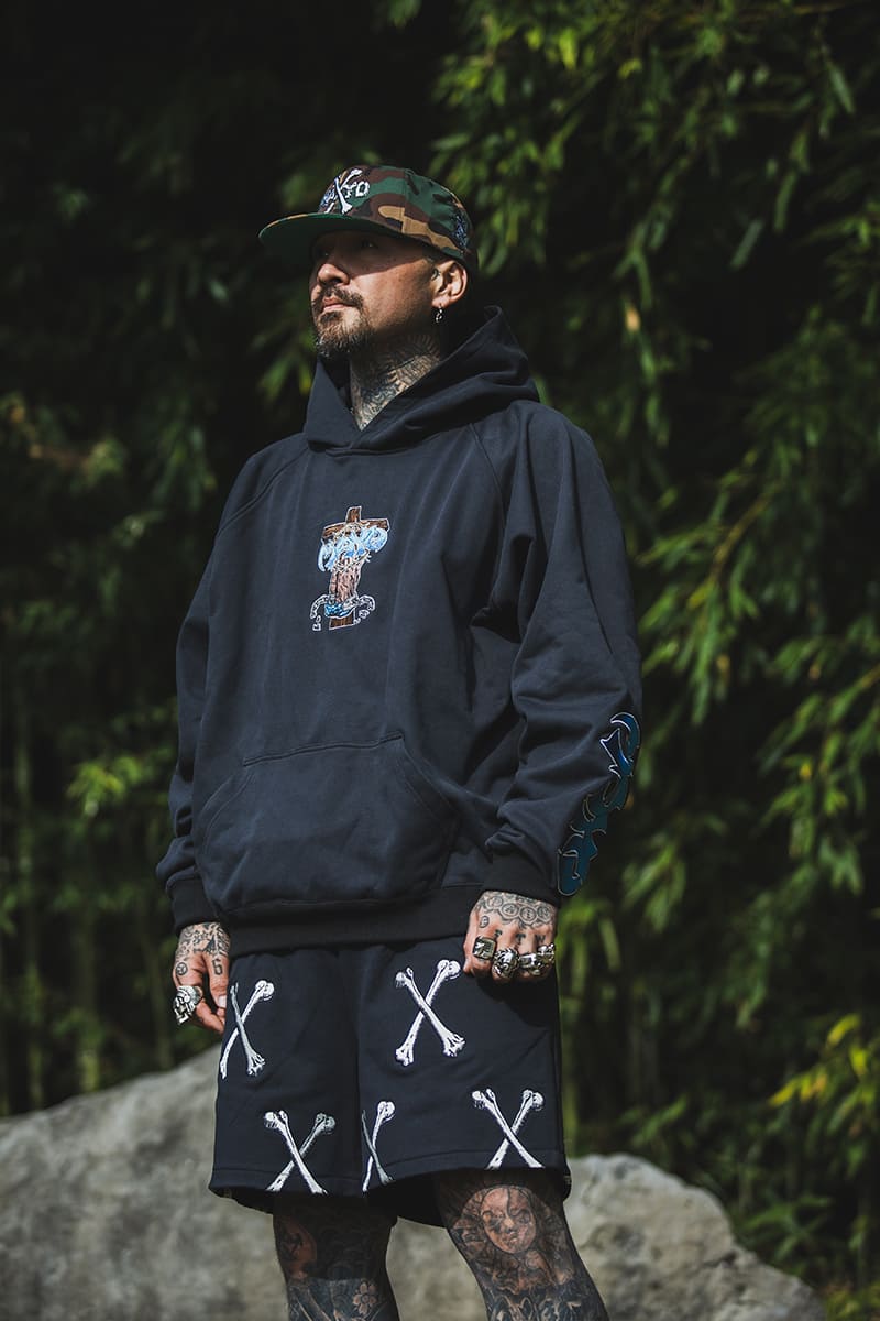 Sunshine Embroidery Hoodie - BLACK