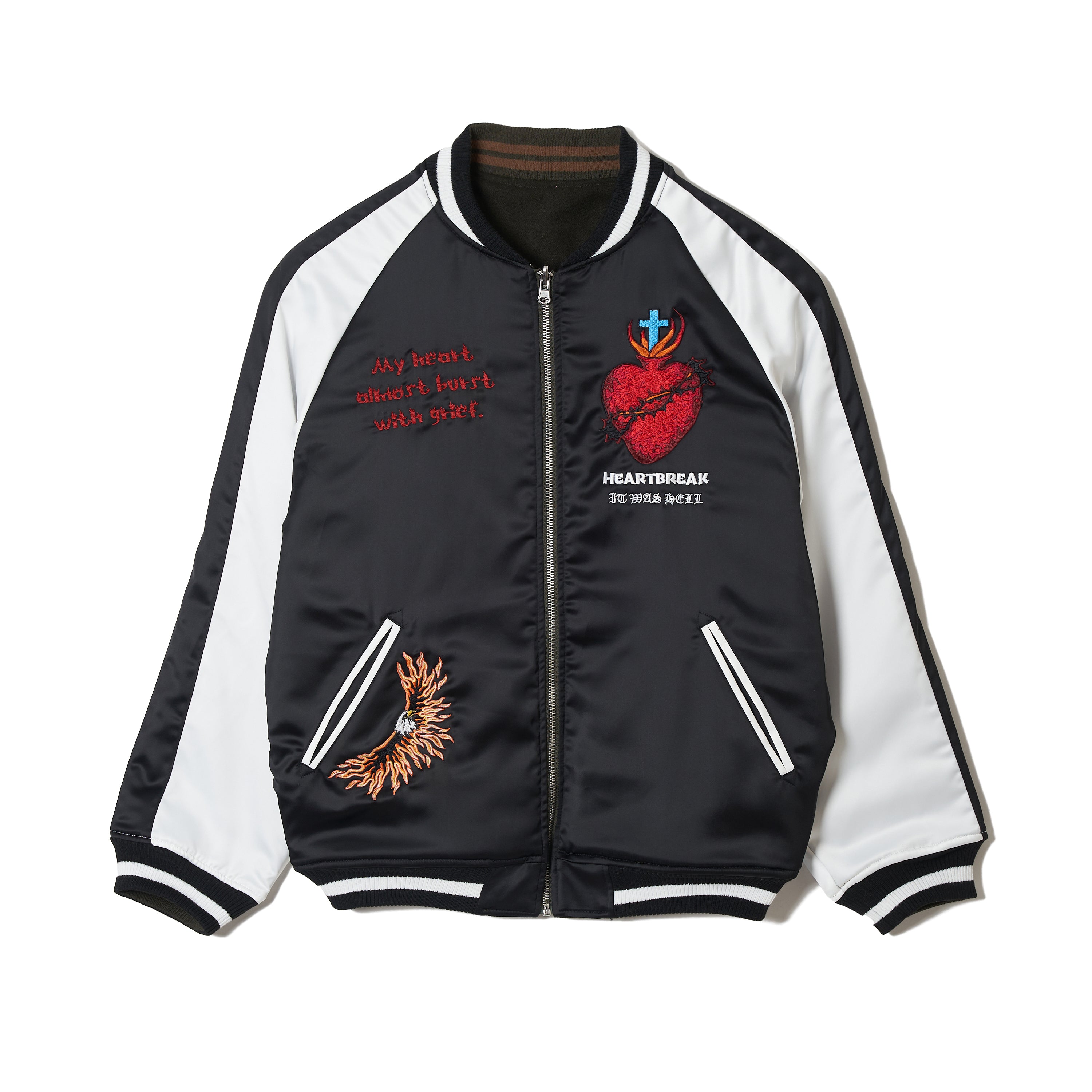 MAYO FIRE 刺繍リバーシブルスーベニアジャケット