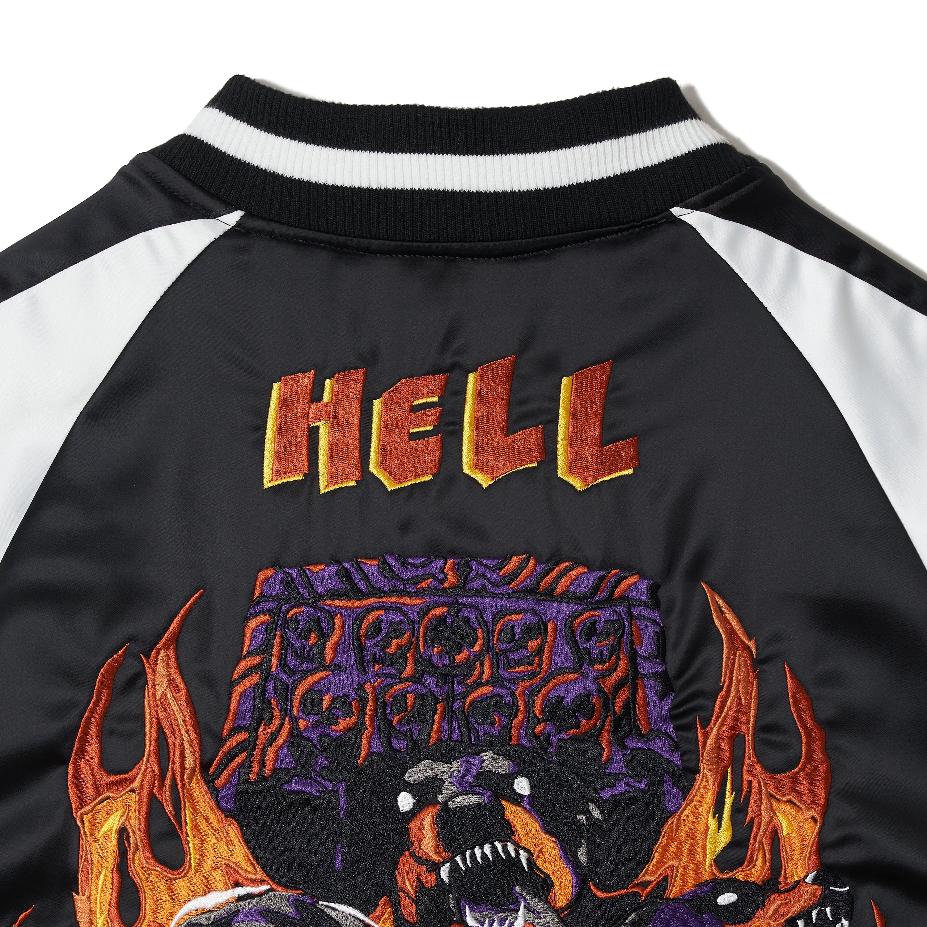 MAYO FIRE Embroidery Reversible Souvenir Jacket