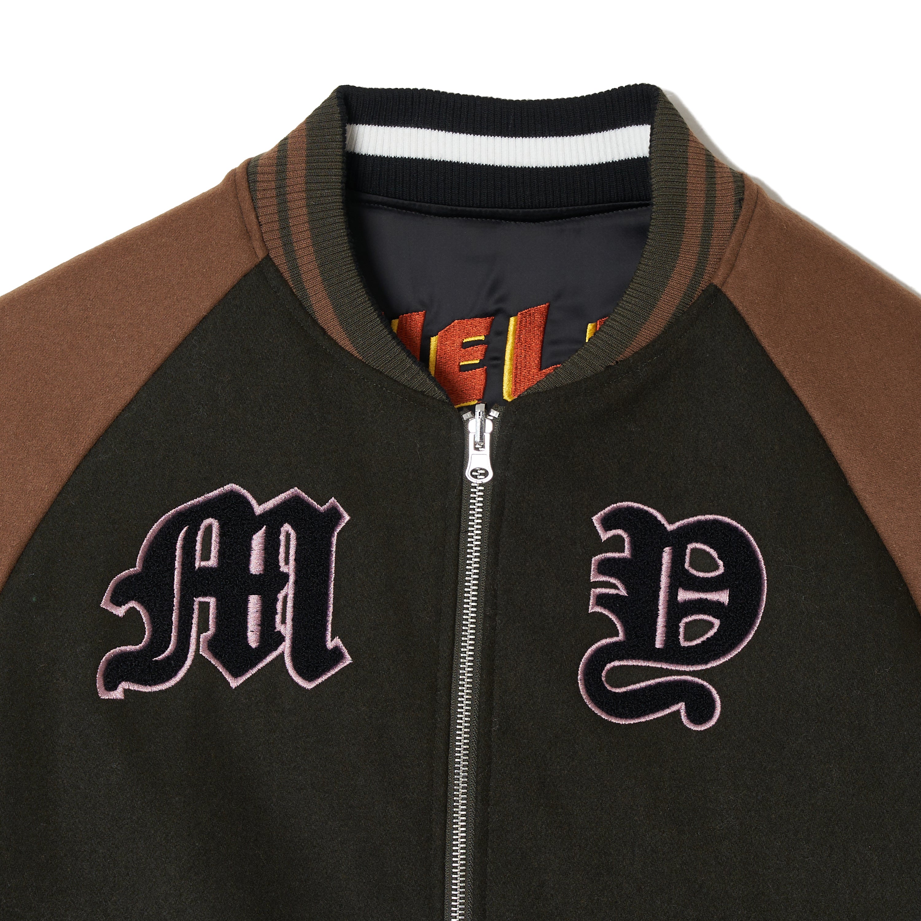 MAYO FIRE Embroidery Reversible Souvenir Jacket