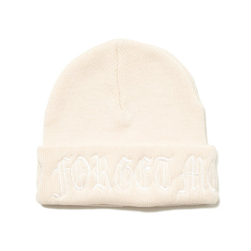 MAYO FORGET ME NOT knit cap - WHITE