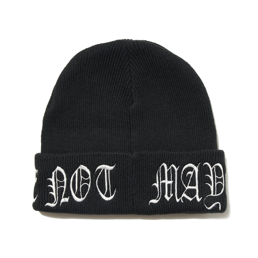 MAYO FORGET ME NOT knit cap - BLACK