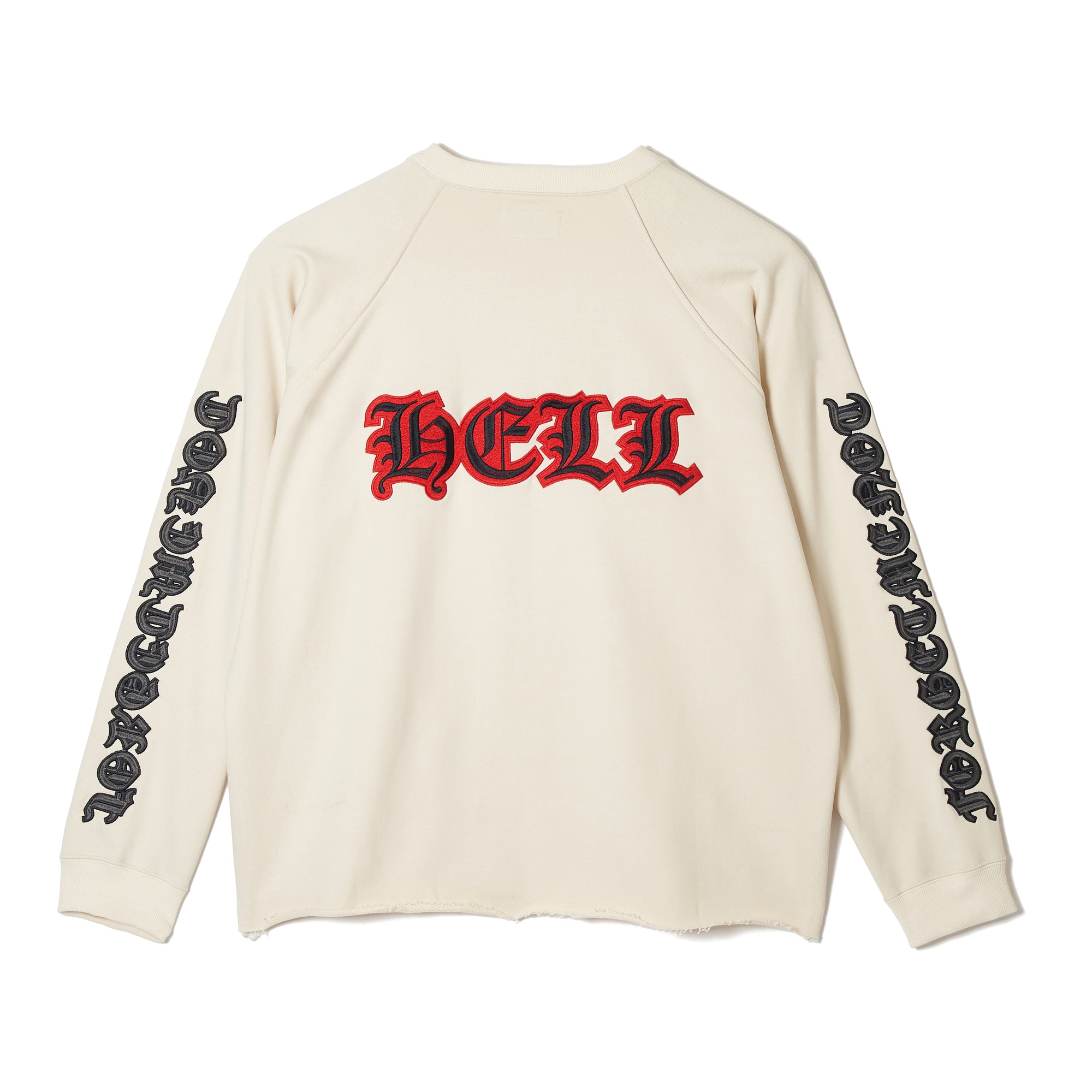 MAYO HEAVEN&amp;HELL Embroidery Crew neck - OFF WHITE