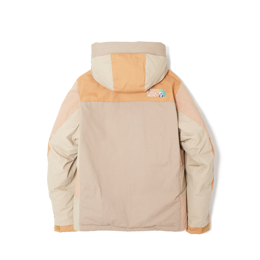MAYO FORGET ME NOT Embroidery Down Jacket - BEIGE