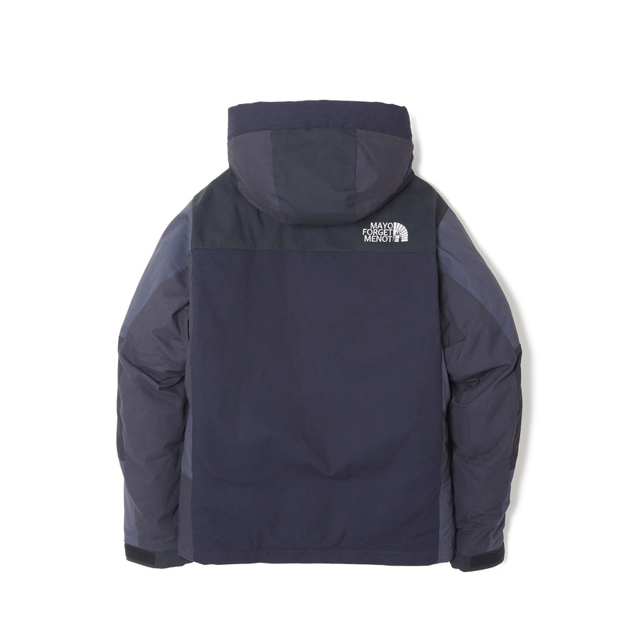MAYO FORGET ME NOT Embroidery Down Jacket - NAVY