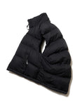 METEOR SHOWER EMBROIDERY NYLON REVERSIBLE DOWN VEST - BLACK