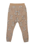 MAYO CROSS BONES EMBROIDERY SWEAT PANTS - BEIGE