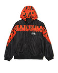 FIRE EMBROIDERY NYLON JKT - FIRE RED