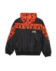 FIRE EMBROIDERY NYLON JKT - FIRE RED