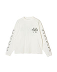 MAYO CROSS BONES EMBROIDERY LONG SLEEVE TEE - WHITE