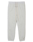 PLAIN EMBROIDERY SWEAT PANTS -  GRAY