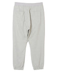 PLAIN EMBROIDERY SWEAT PANTS -  GRAY