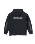 BRAINWASHING EMBROIDERY HOODIE - BLACK