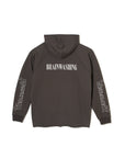 BRAINWASHING EMBROIDERY HOODIE - CHARCOAL