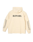 BRAINWASHING EMBROIDERY HOODIE - OFF WHITE