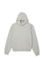 PLAIN EMBROIDERY HOODIE -  GRAY